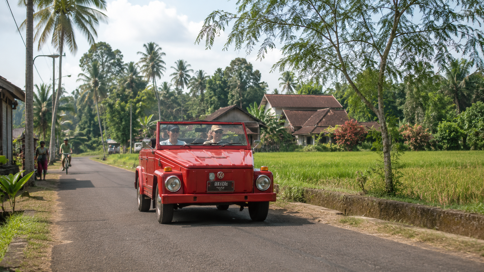 Perjalanan VW Safari Borobudur menyusuri pedesaan Karangrejo